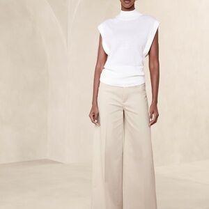 Wide Leg Icon Trouser Banana Republic
